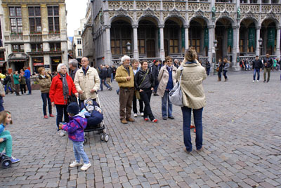 Reismänner auf dem Grand Place