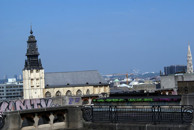 Blick über Brüssel