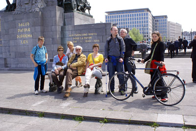 Treffen vor dem Palais de Justice