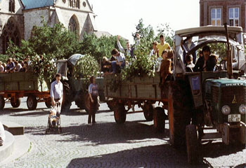 Abiturumzug Marktplatz