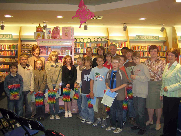 Siegerehrung Lesewettbewerb 2008